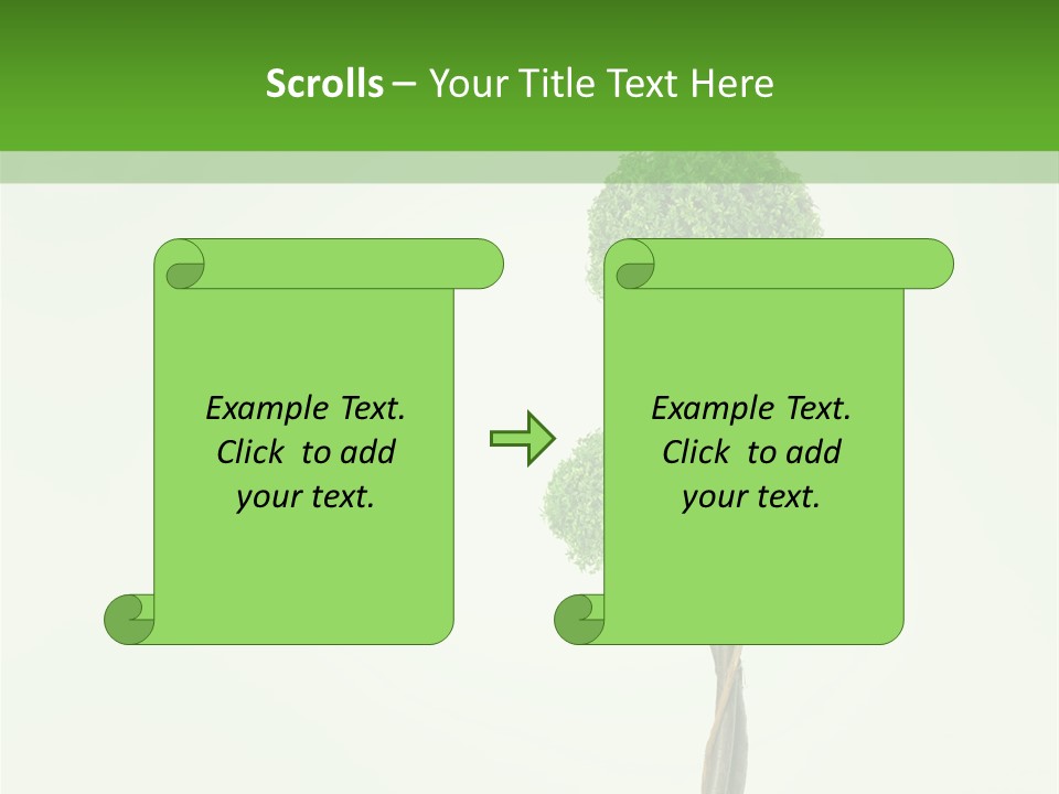 Crack Tree Of Life Nature PowerPoint Template