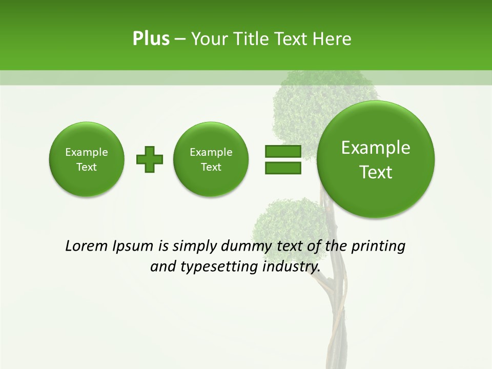 Crack Tree Of Life Nature PowerPoint Template
