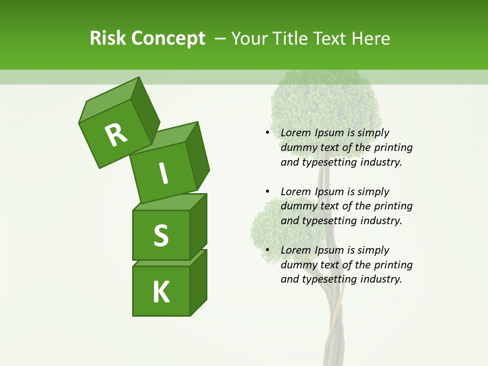 Crack Tree Of Life Nature PowerPoint Template