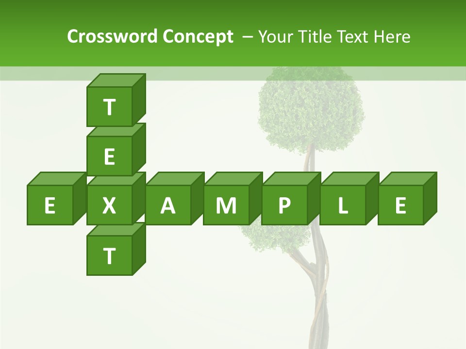 Crack Tree Of Life Nature PowerPoint Template