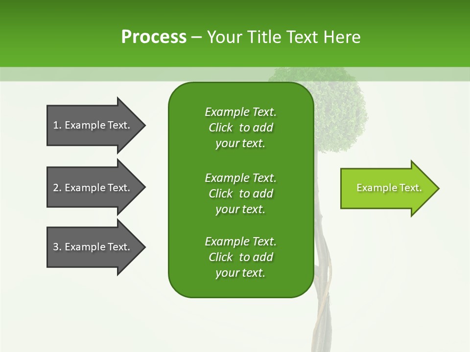 Crack Tree Of Life Nature PowerPoint Template
