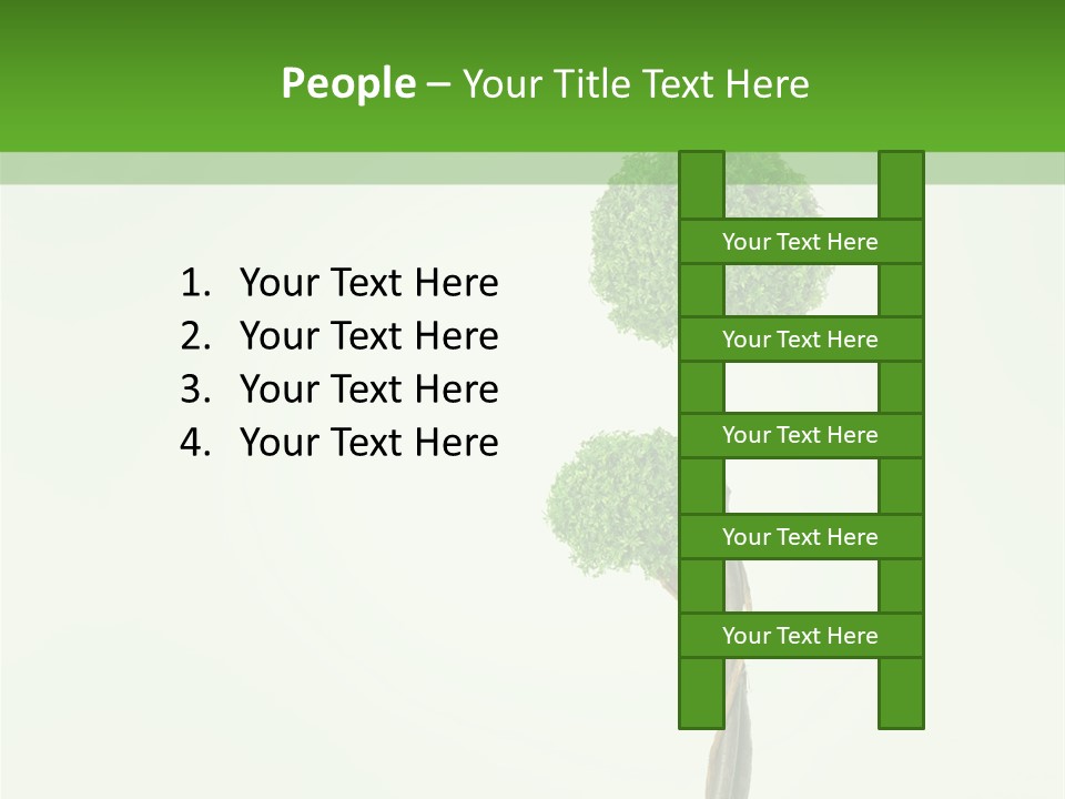 Crack Tree Of Life Nature PowerPoint Template
