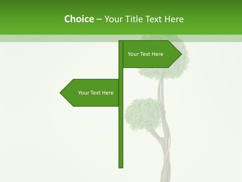 Crack Tree Of Life Nature PowerPoint Template