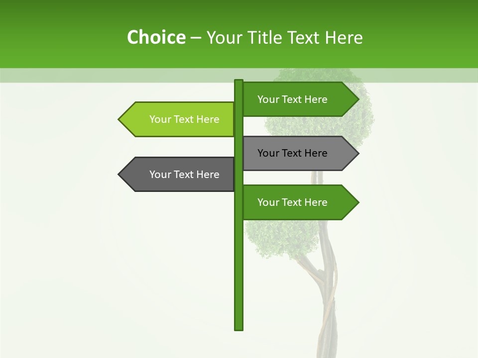 Crack Tree Of Life Nature PowerPoint Template