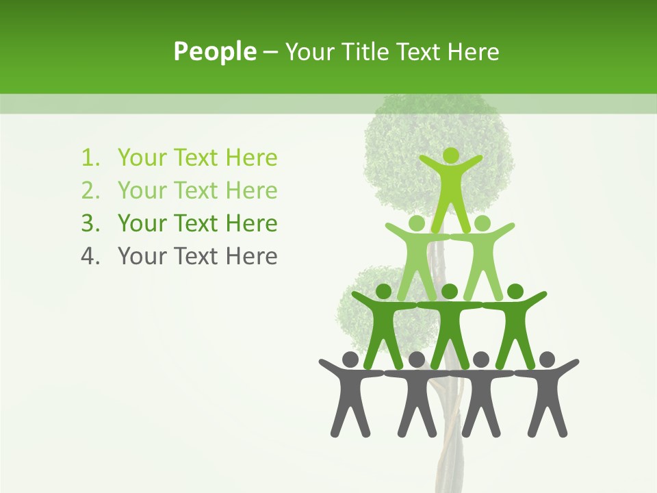 Crack Tree Of Life Nature PowerPoint Template