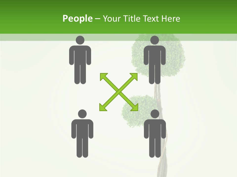 Crack Tree Of Life Nature PowerPoint Template