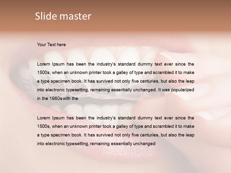 Clean Plastic Prophylaxis PowerPoint Template