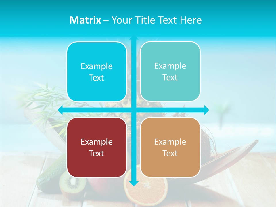 Ocean Avocado Tropical PowerPoint Template