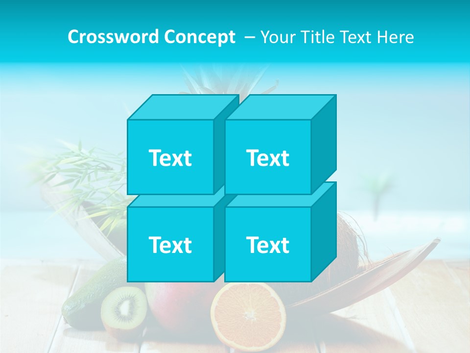 Ocean Avocado Tropical PowerPoint Template