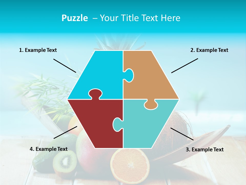 Ocean Avocado Tropical PowerPoint Template