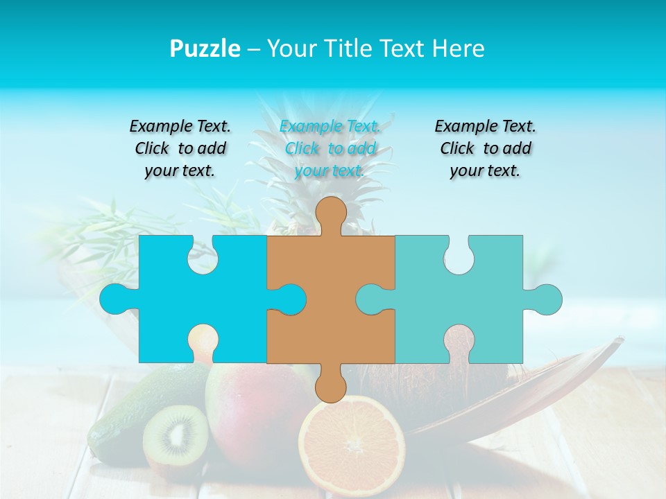 Ocean Avocado Tropical PowerPoint Template