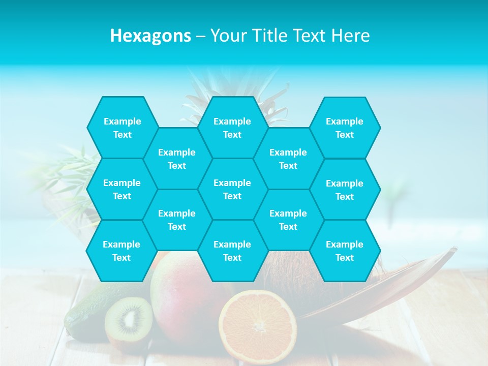 Ocean Avocado Tropical PowerPoint Template