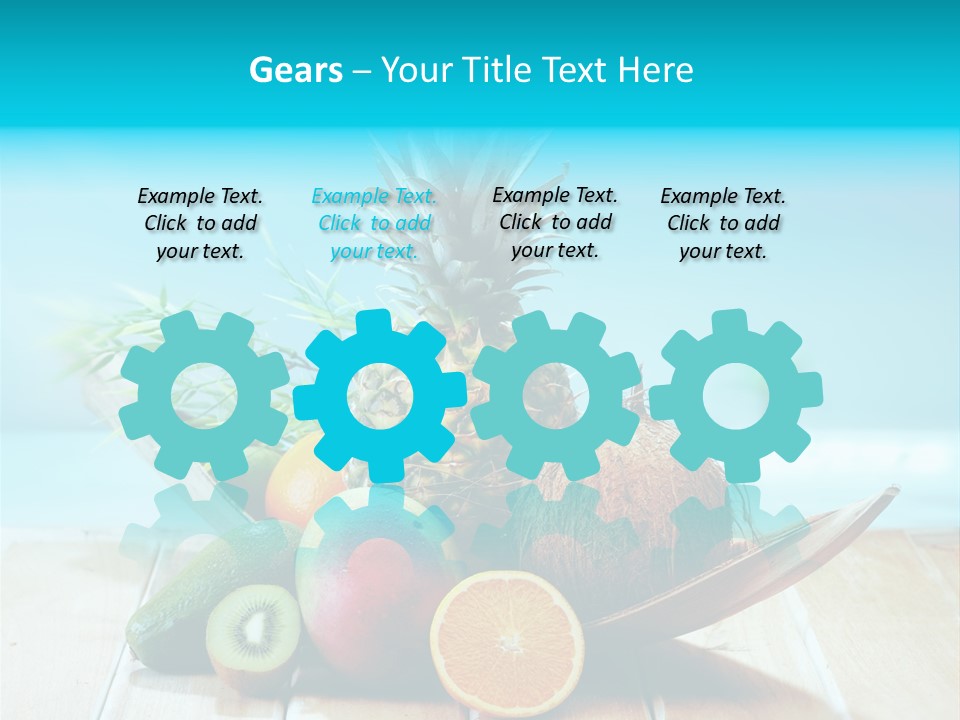 Ocean Avocado Tropical PowerPoint Template