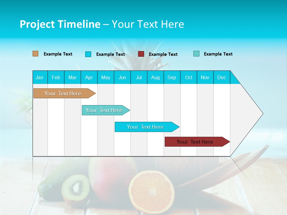 Ocean Avocado Tropical PowerPoint Template