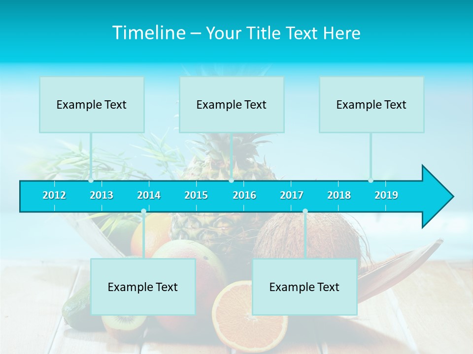 Ocean Avocado Tropical PowerPoint Template