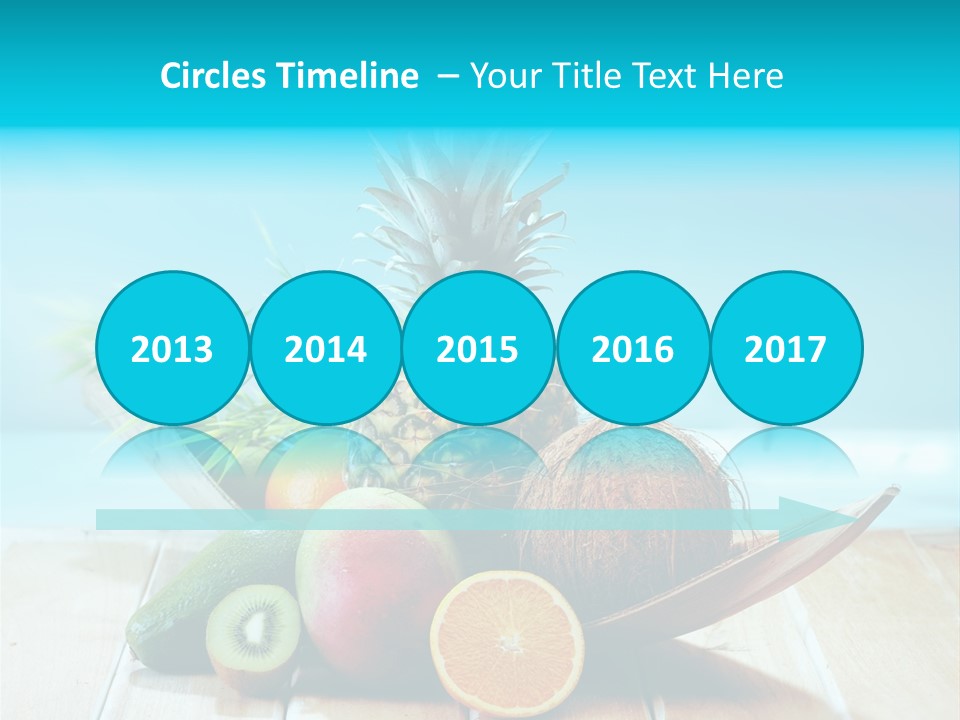 Ocean Avocado Tropical PowerPoint Template