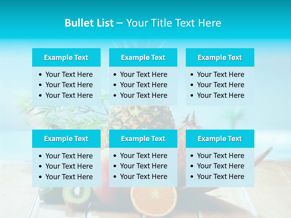 Ocean Avocado Tropical PowerPoint Template