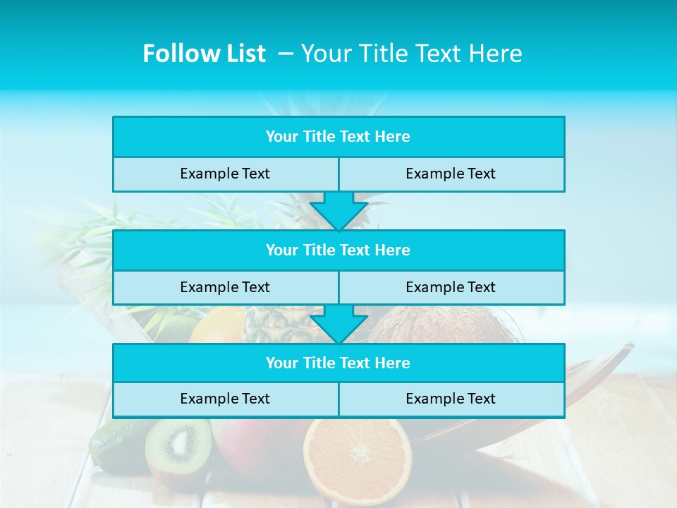 Ocean Avocado Tropical PowerPoint Template