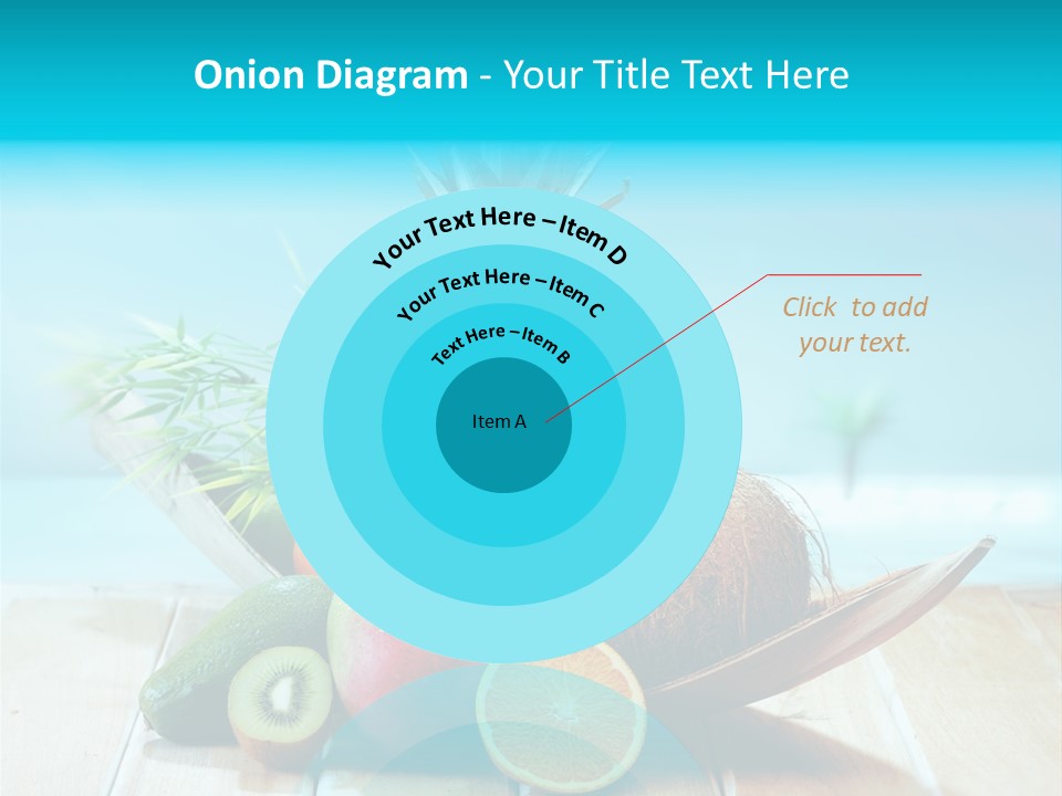 Ocean Avocado Tropical PowerPoint Template