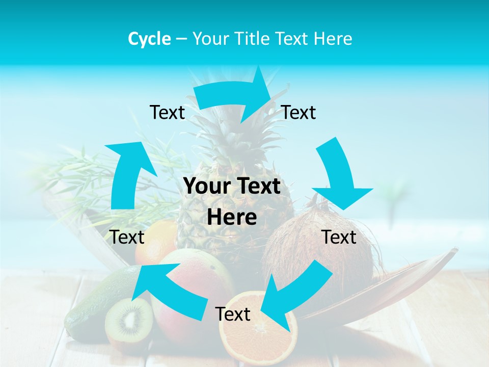 Ocean Avocado Tropical PowerPoint Template