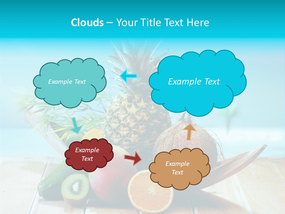 Ocean Avocado Tropical PowerPoint Template