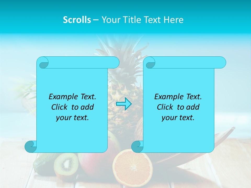 Ocean Avocado Tropical PowerPoint Template