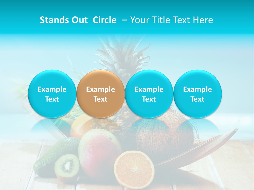 Ocean Avocado Tropical PowerPoint Template
