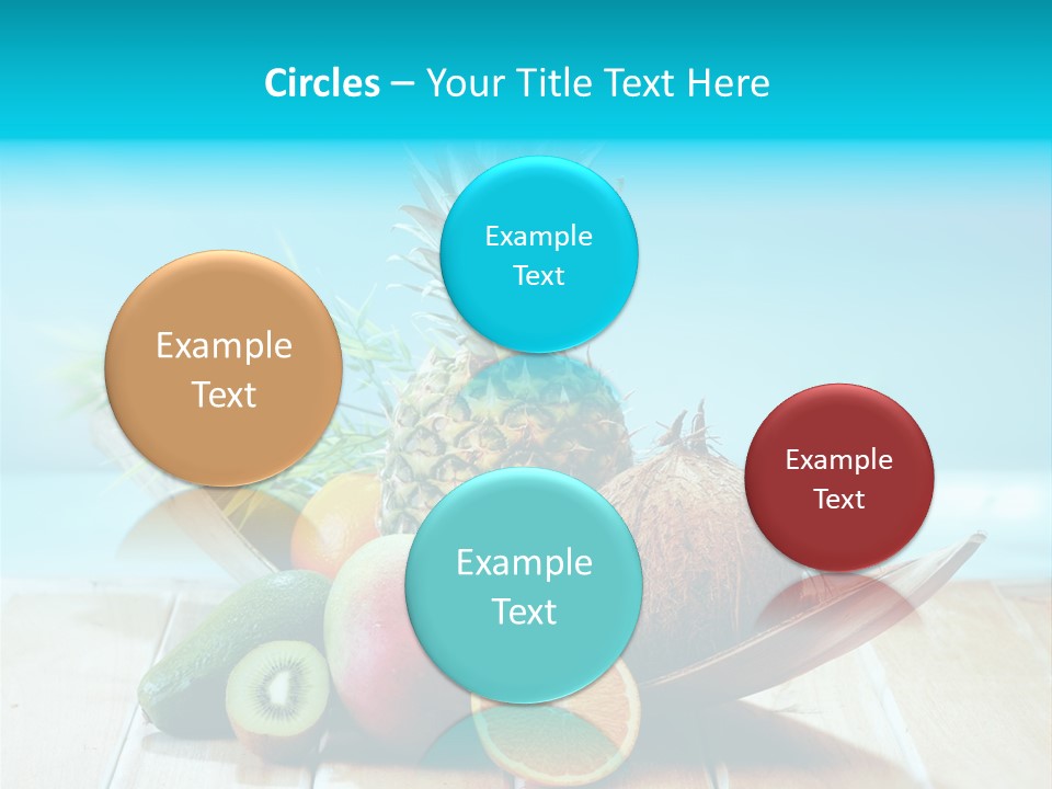 Ocean Avocado Tropical PowerPoint Template