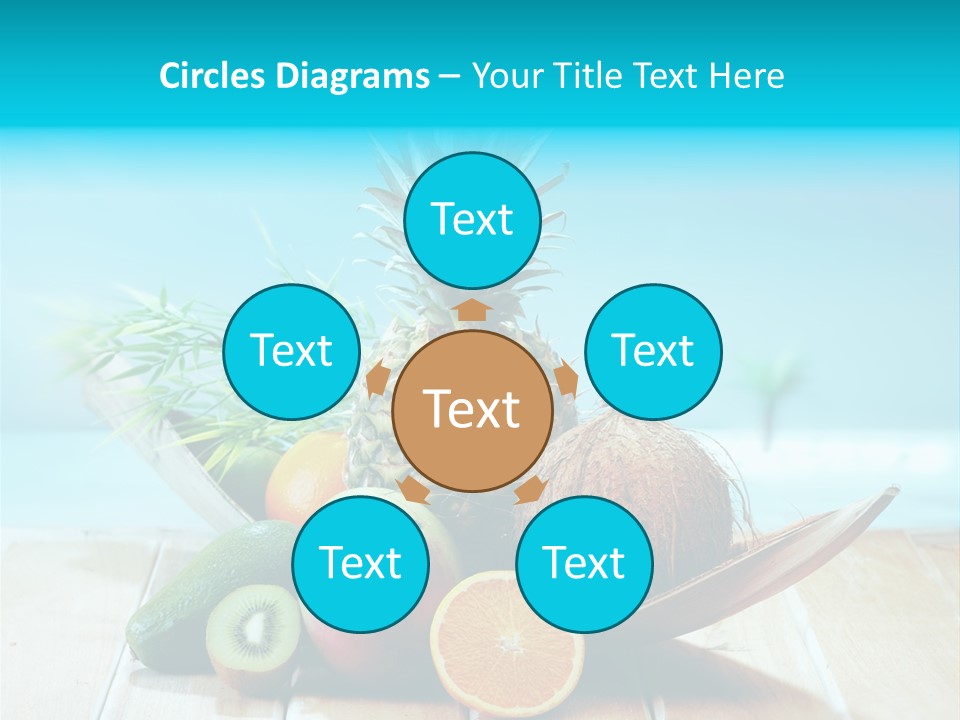 Ocean Avocado Tropical PowerPoint Template