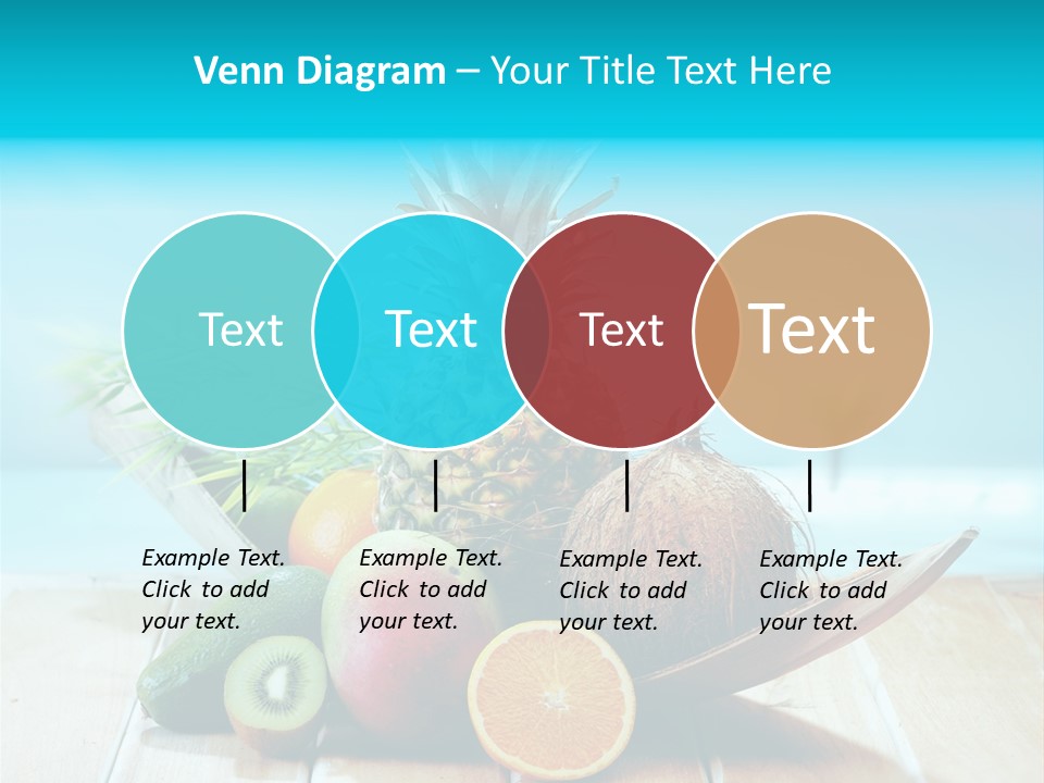Ocean Avocado Tropical PowerPoint Template