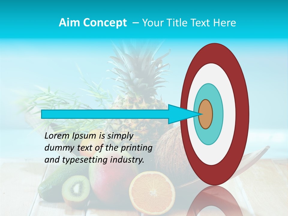 Ocean Avocado Tropical PowerPoint Template