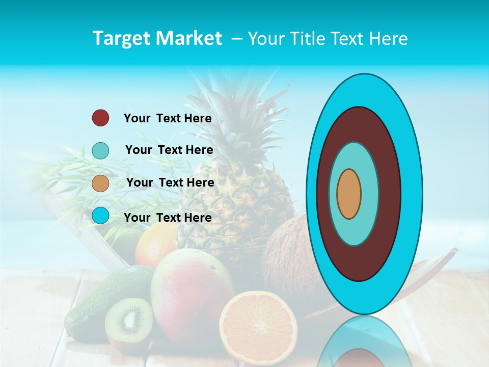 Ocean Avocado Tropical PowerPoint Template