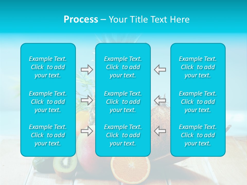 Ocean Avocado Tropical PowerPoint Template