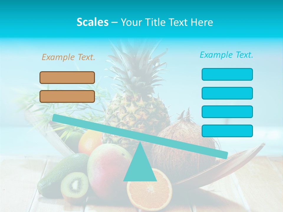 Ocean Avocado Tropical PowerPoint Template