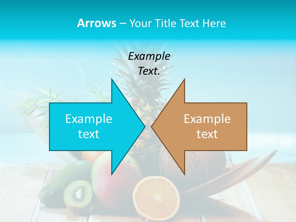 Ocean Avocado Tropical PowerPoint Template