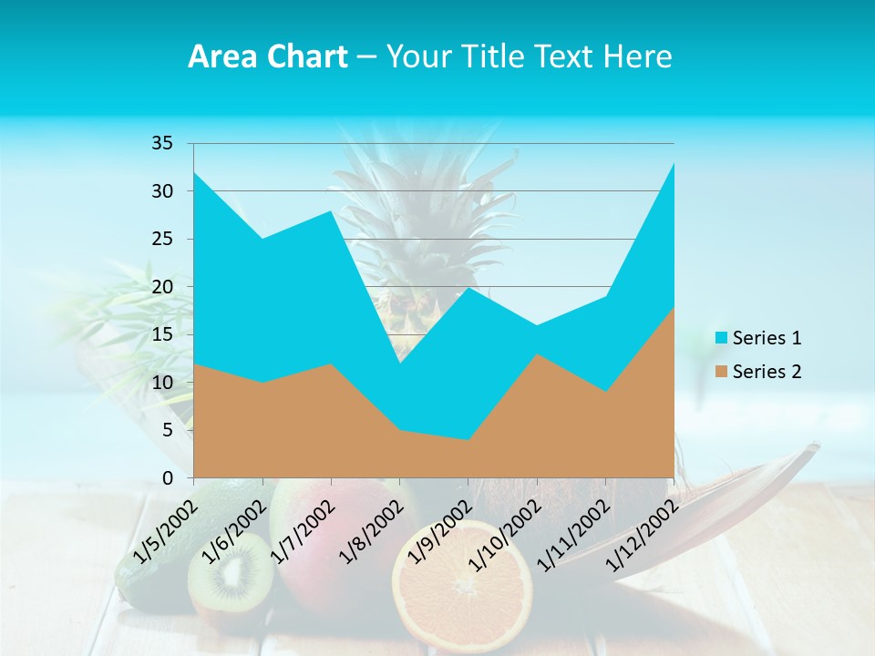Ocean Avocado Tropical PowerPoint Template