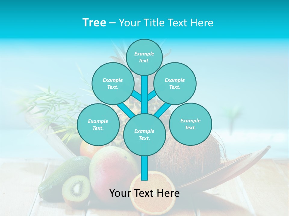 Ocean Avocado Tropical PowerPoint Template