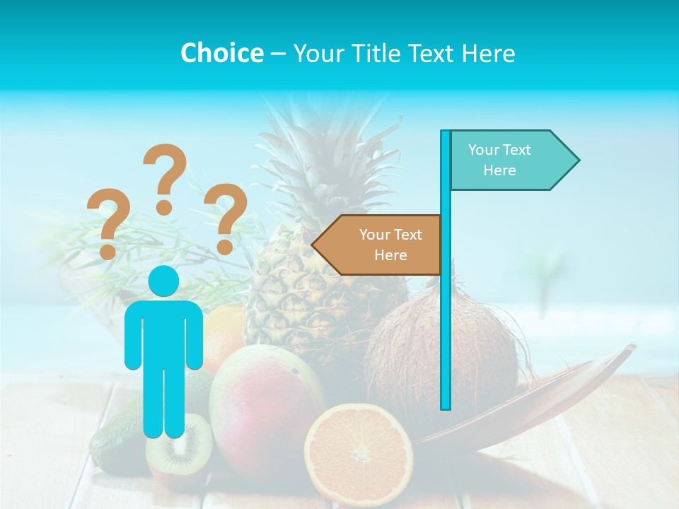 Ocean Avocado Tropical PowerPoint Template