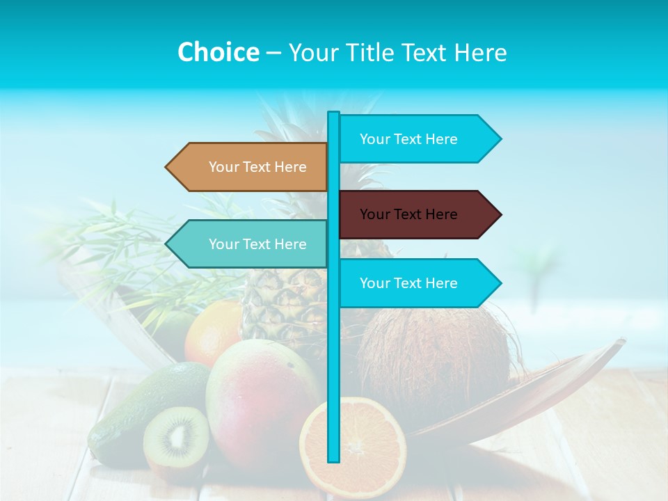 Ocean Avocado Tropical PowerPoint Template