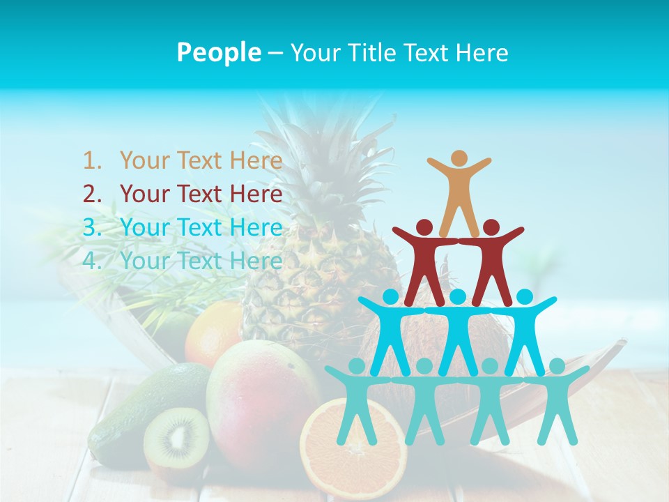 Ocean Avocado Tropical PowerPoint Template