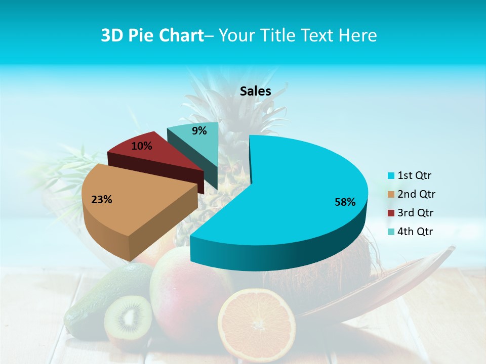 Ocean Avocado Tropical PowerPoint Template