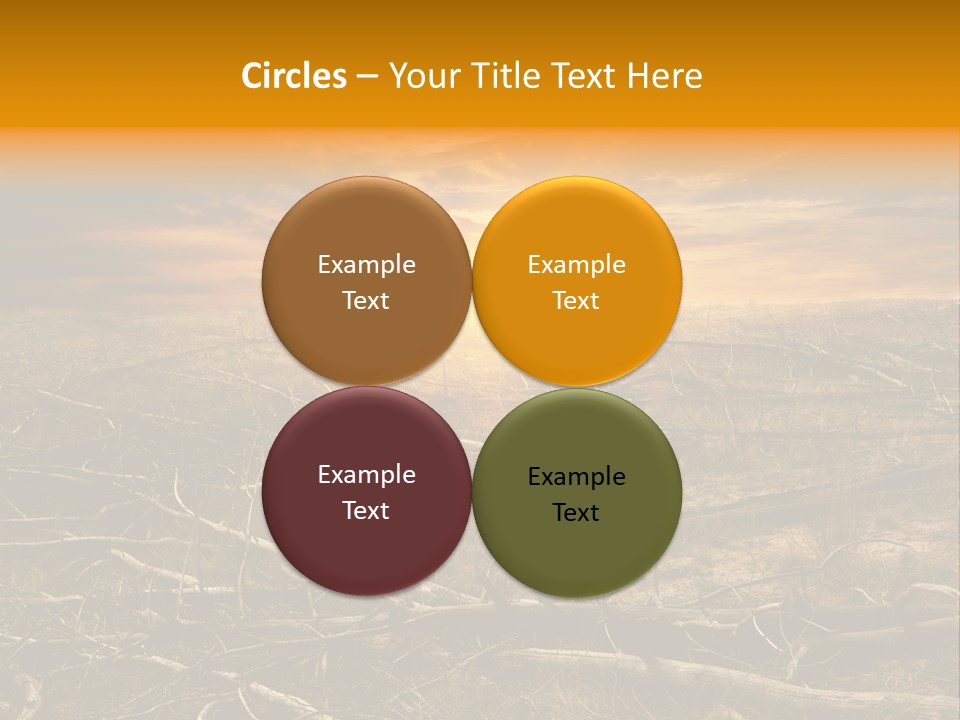 Dramatic Disaster Texture PowerPoint Template