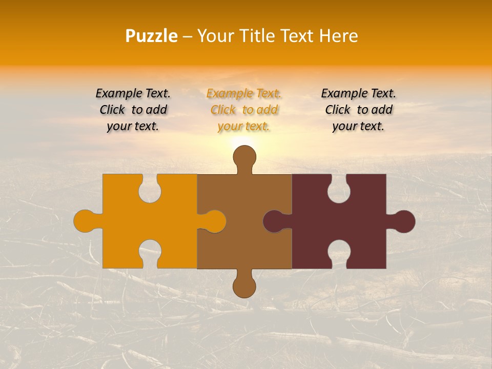 Dramatic Disaster Texture PowerPoint Template