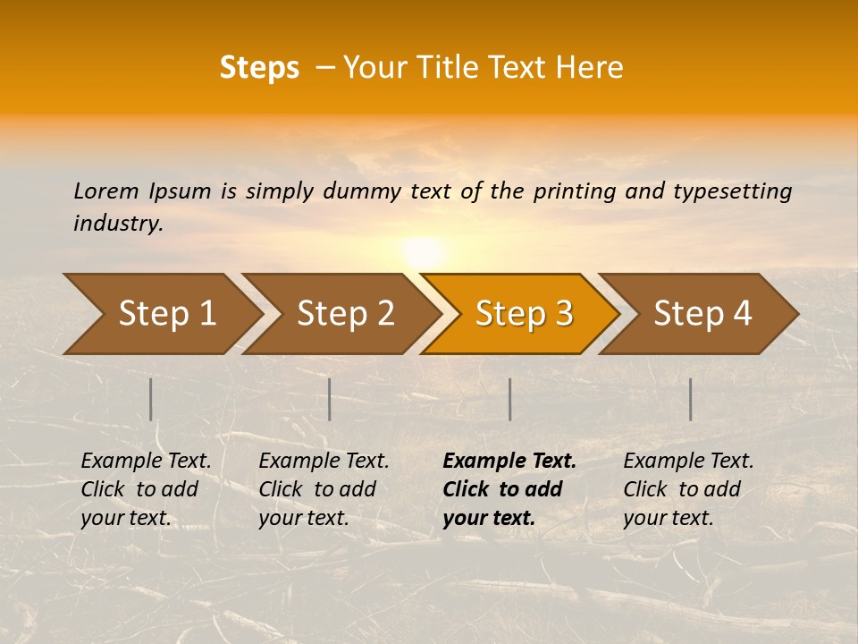 Dramatic Disaster Texture PowerPoint Template