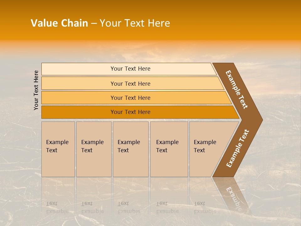Dramatic Disaster Texture PowerPoint Template
