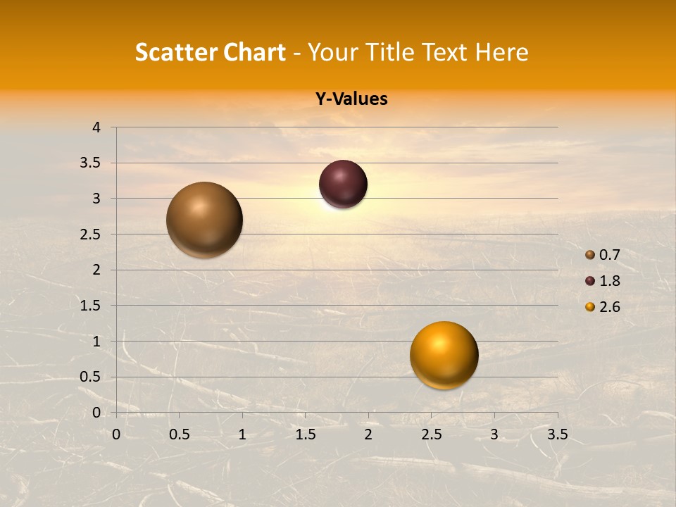 Dramatic Disaster Texture PowerPoint Template