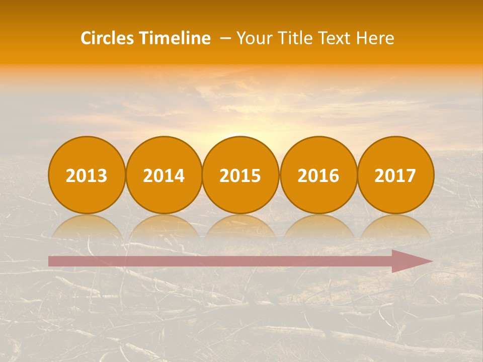 Dramatic Disaster Texture PowerPoint Template