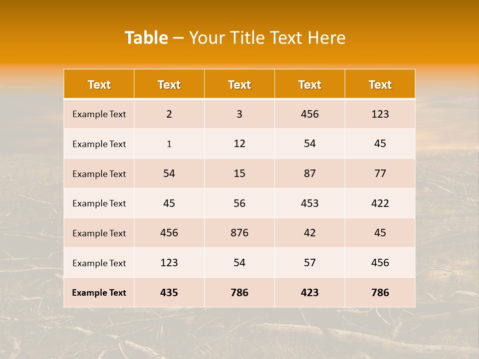 Dramatic Disaster Texture PowerPoint Template