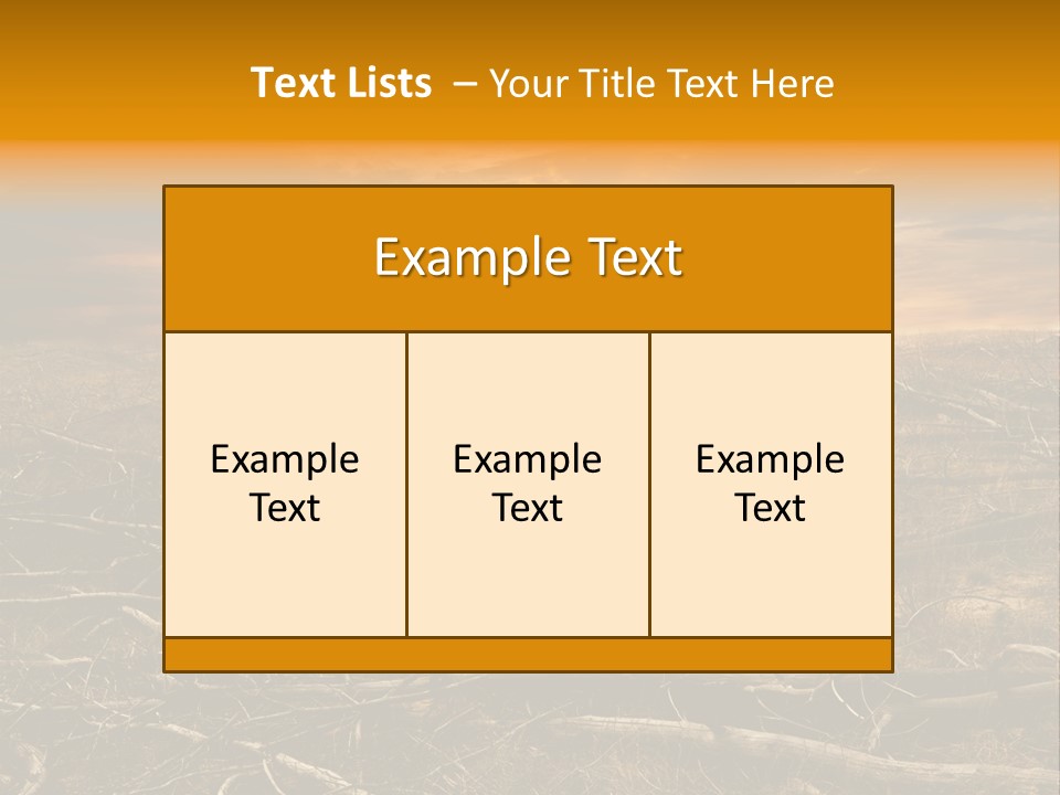 Dramatic Disaster Texture PowerPoint Template