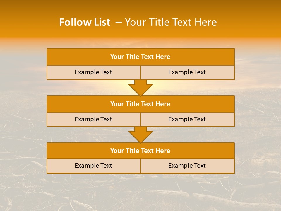 Dramatic Disaster Texture PowerPoint Template